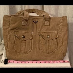 Vintage Roxy Corduroy Bag/Sack/Tote